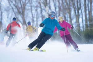 skiing skiing
